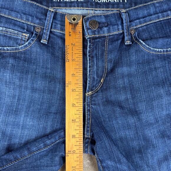 Citizens of Humanity Dita Jeans Womens 27 Petite Bootcut Leg Dark Wash USA - Picture 13 of 15